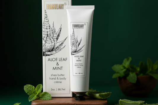 On the Go Hand and Body Creme, Aloe Leaf & Mint
