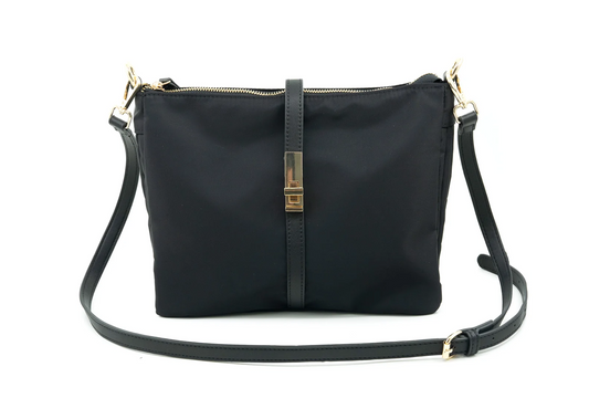 Rose Nylon Bag, Black