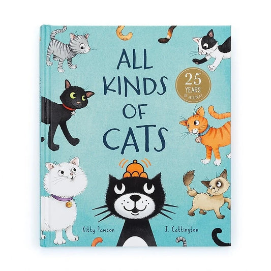 Book, All Kinds of Cats jellycat
