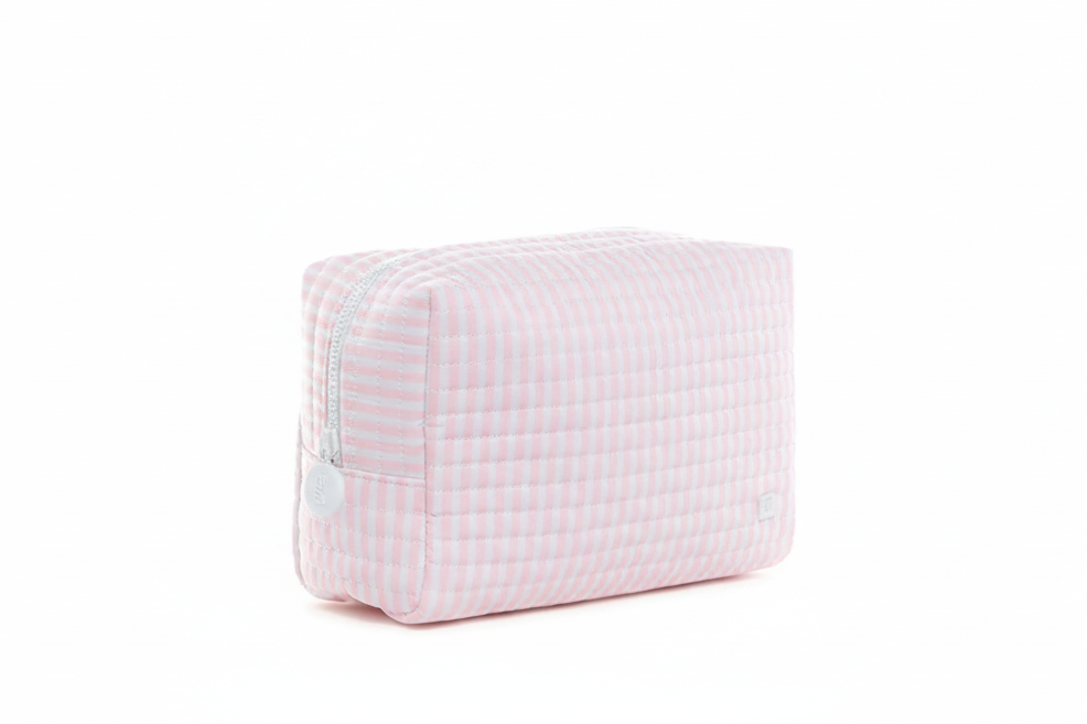 Quilted Everyday Bag, Pimlico Stripe Pink