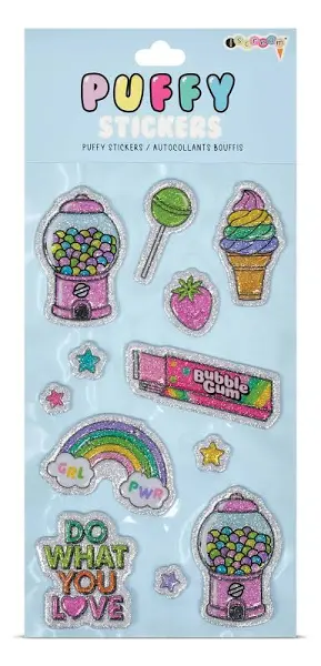 Puffy Stickers, Gumball Machine