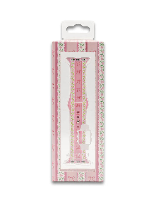Watchband, Pink Stripe, OS