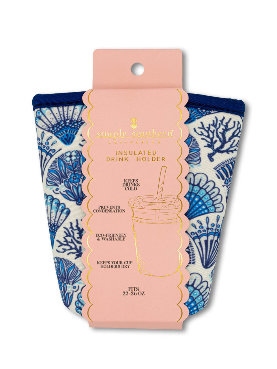 Drink Sleeve, Scallop Shell
