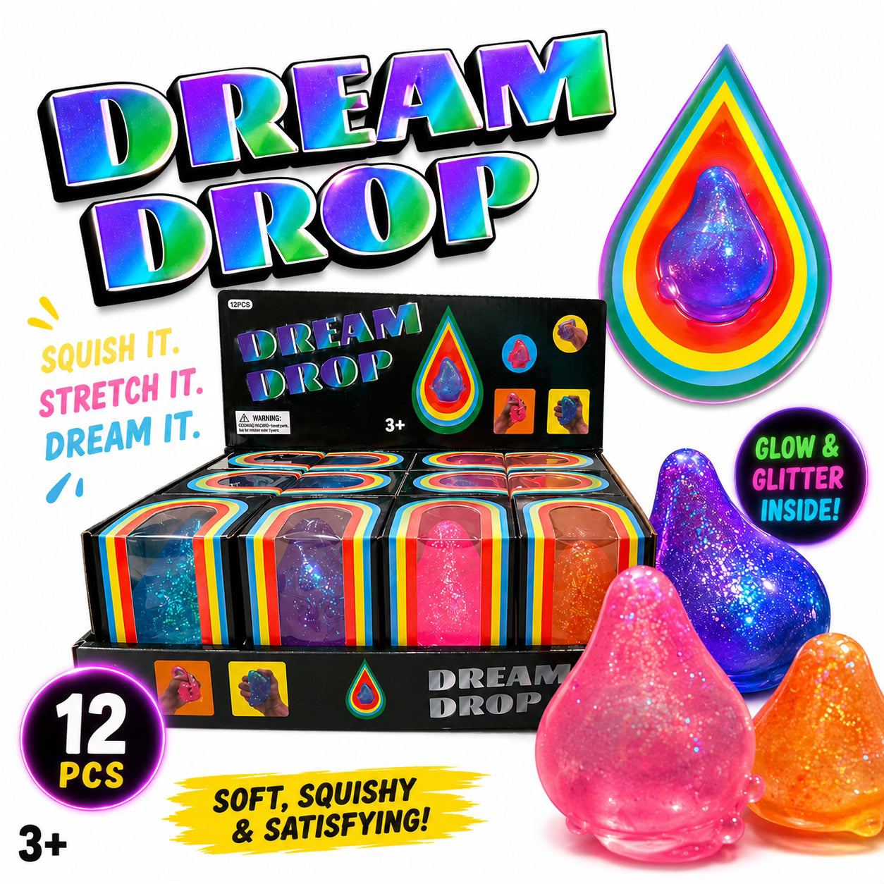Dream Drop Squishy 3.5”