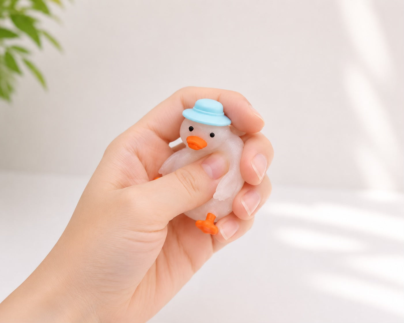 Color Changing Duck Squishy Toy 3”