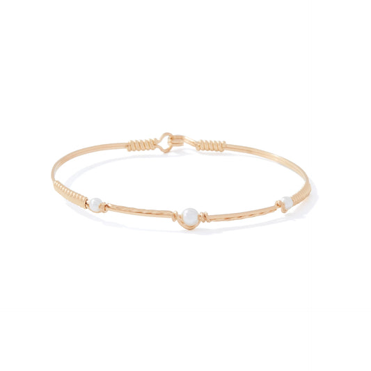 Be The Change Bracelet - Crystal Pearl