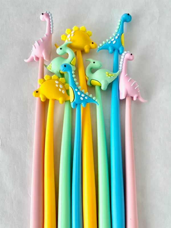 Dino Jiggle Wiggle Pens - Assorted