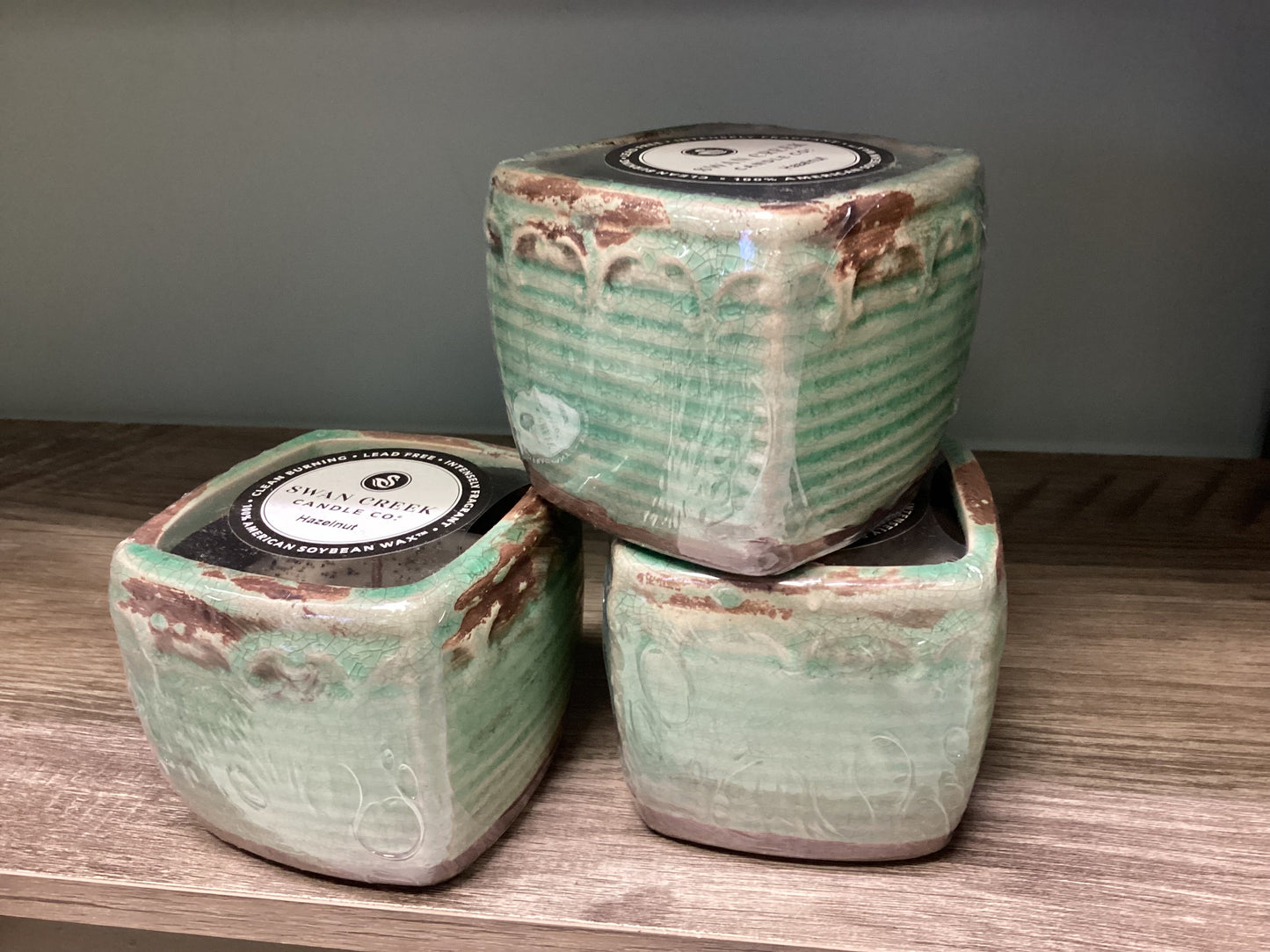 Citrus Pumpkin & Ginger, Vintage Square Pot