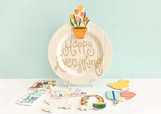 Big Platter Neutral Skinny Stripe, HE