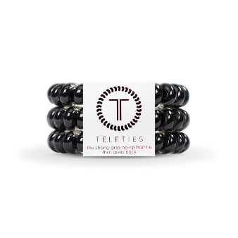 Jet Black Teleties Large