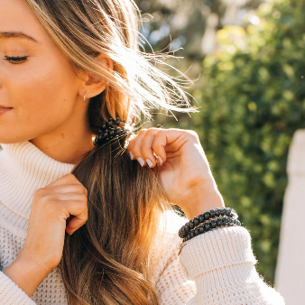 Jet Black Teleties Large