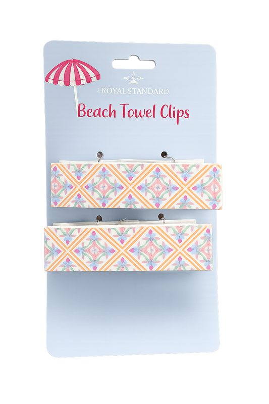 Verona Beach Towel Clip Set