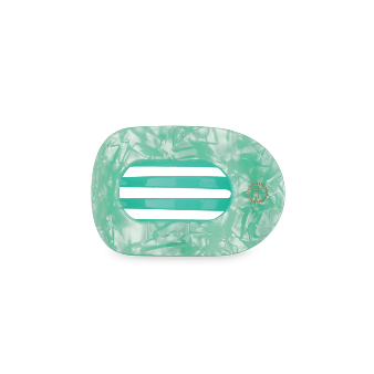 Spring Splash Flat Round Hair Clip Small