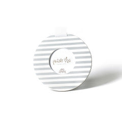 Mini Round Frame Stone Stripe