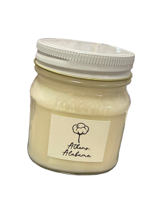 Hometown Candle w/ Cotton Boll, Athens AL
