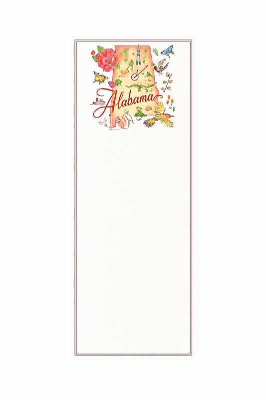 Luxe Skinny Pad-Alabama Handpainted Icons