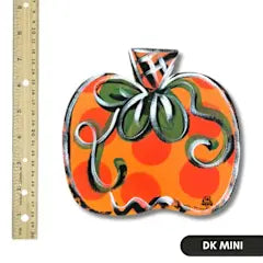 Door Hanger Attachment, Polka Dot Pumpkin Mini
