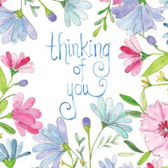 Card, Sandy Floral E513