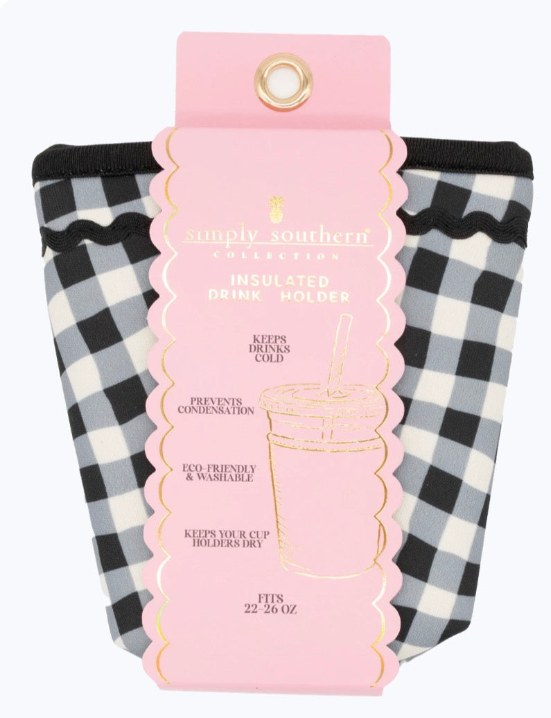 Drink Sleeve, Gingham