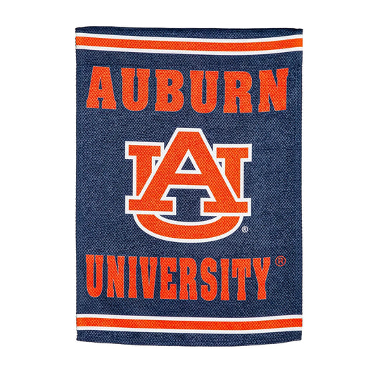 House Flag, Embossed Suede Auburn