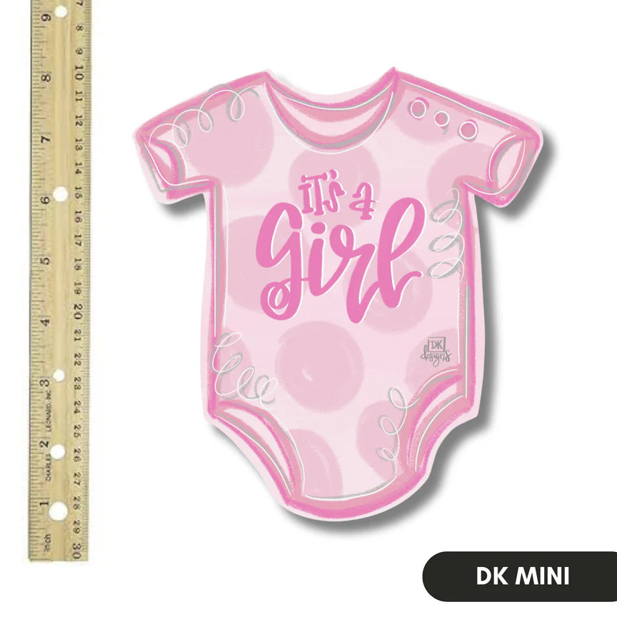 Door Hanger Attachment, It's a Girl Onesie Mini