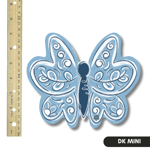 Door Hanger Attachment, Blue Butterfly Mini