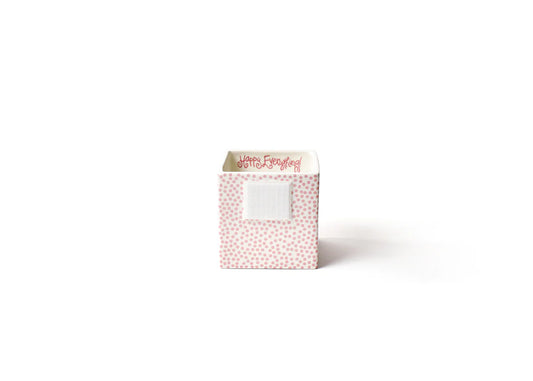 Mini Nesting Cube Small Pink Dot