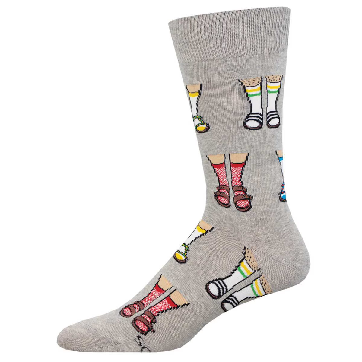 Men, Socks and Sandals
