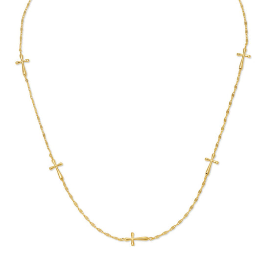 Cross Collar Necklace