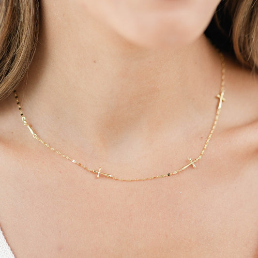 Cross Collar Necklace