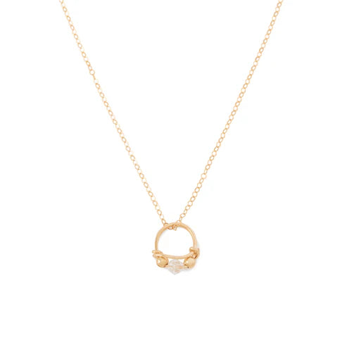 Near and Dear Gold Pendant