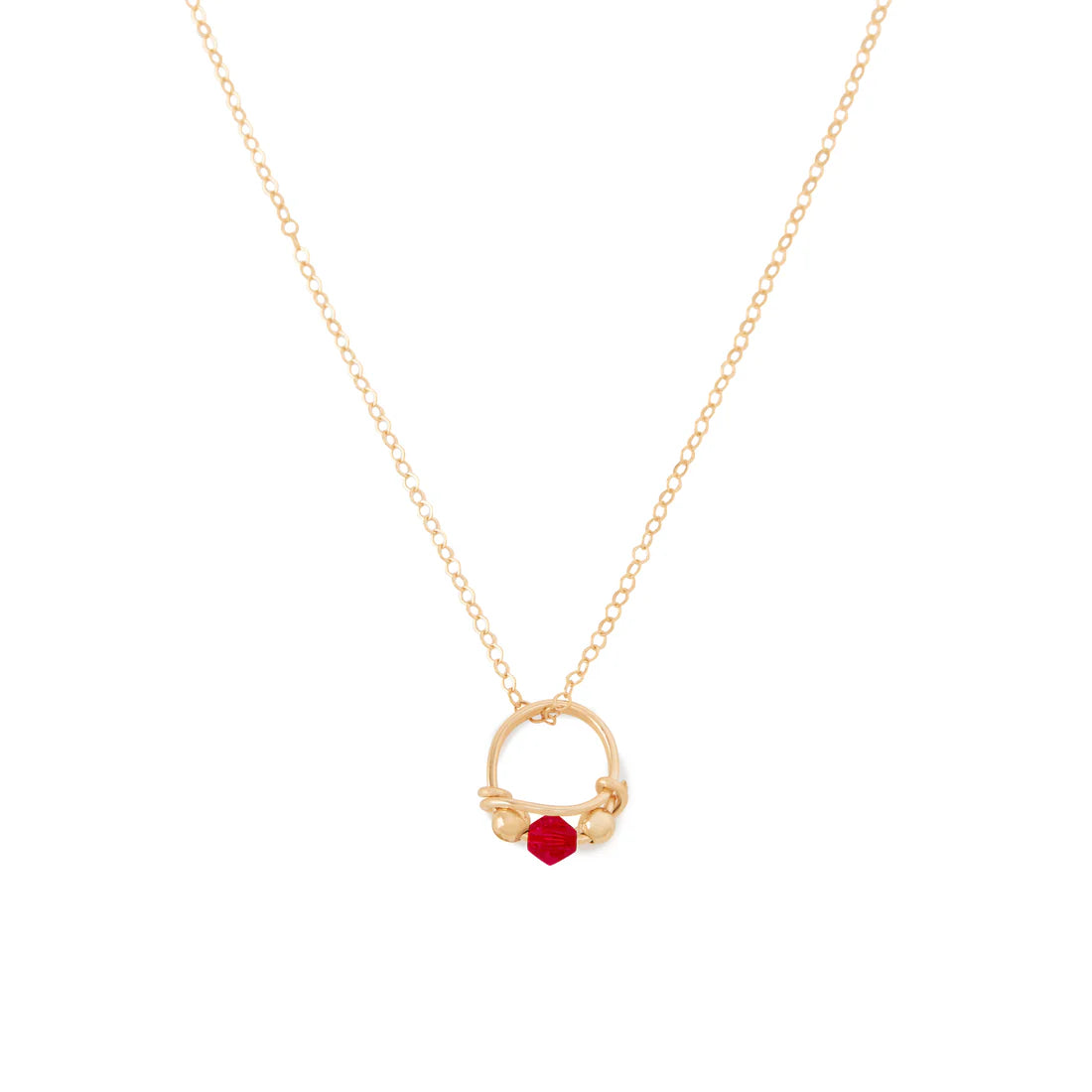 Near and Dear Gold Pendant