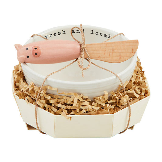 Pig Tidbit Set W Spreader