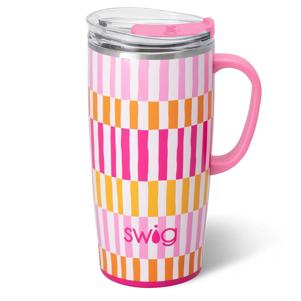 Sherbet Stripe Travel Mug 22oz
