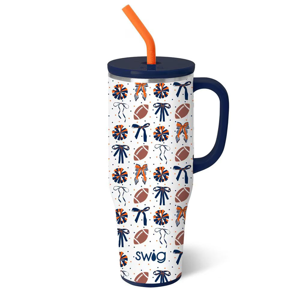 We've Got Spirit Navy/Orange Mega Mug 40oz
