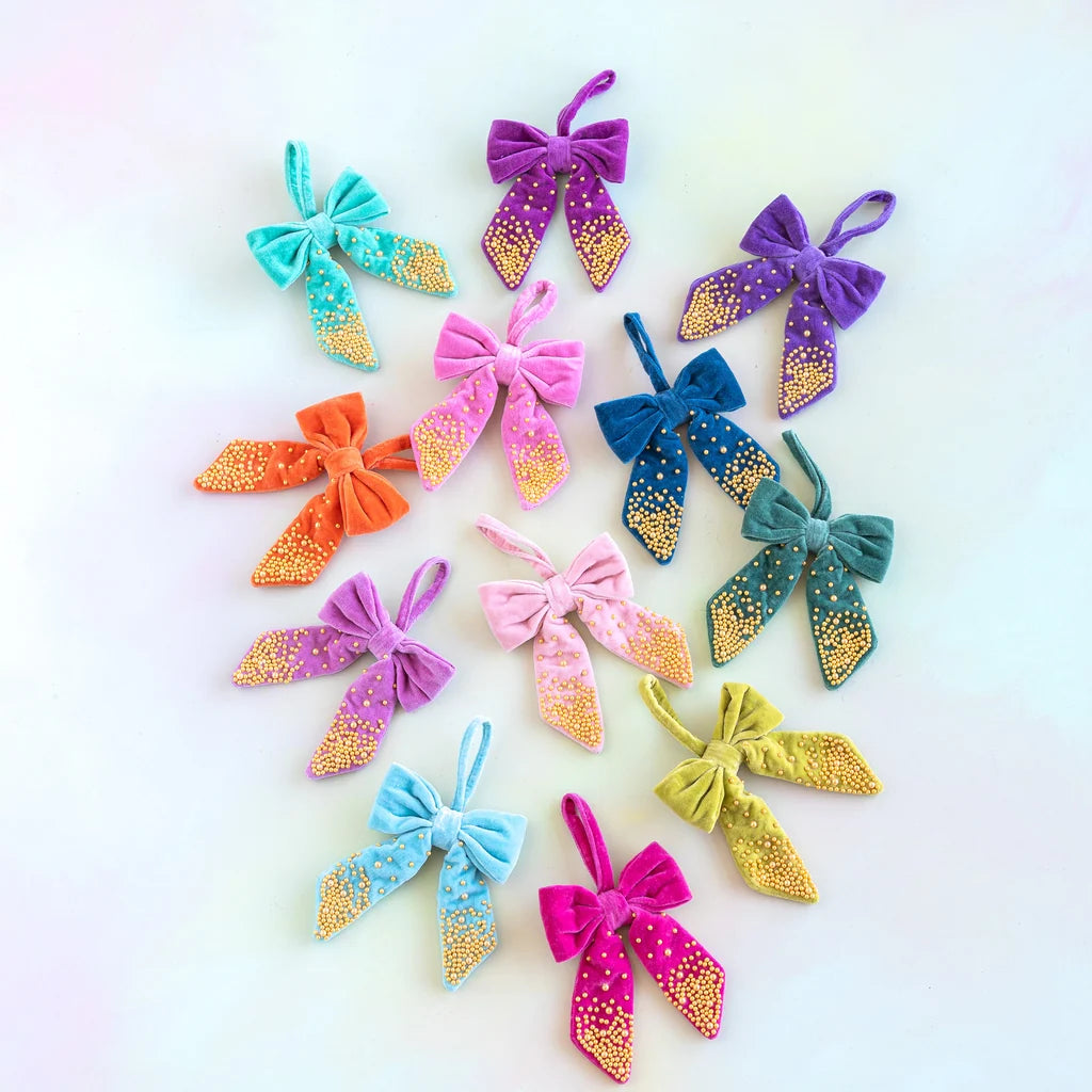 Lustre Lux Velvet Bow, Assorted Colors