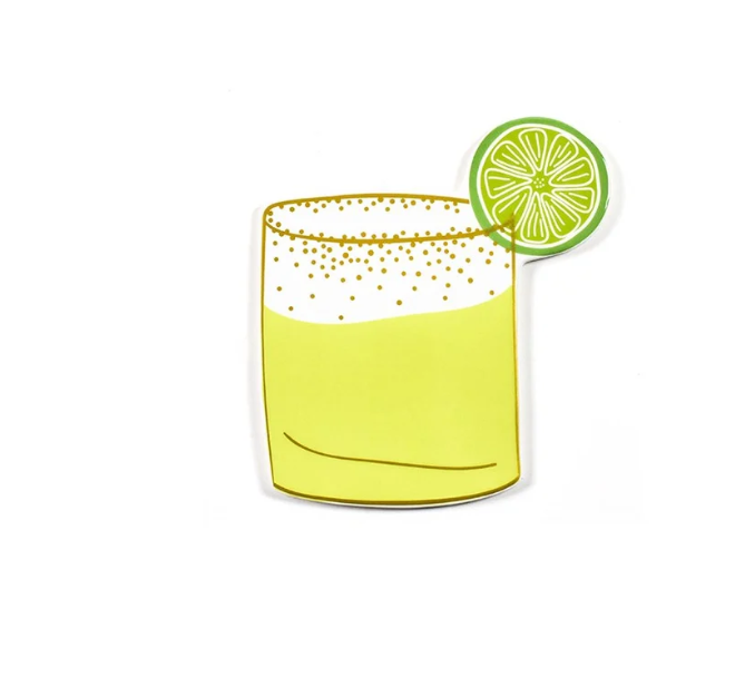 Happy Everything Salted Margarita Big attachment with green drink and lime attachment.