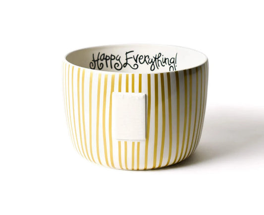 Gold Stripe Big Bowl
