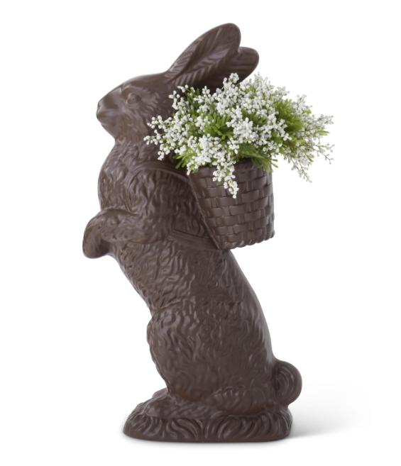 34.25 Inch Chocolate Bunny w/Open Basket Backpack SALE