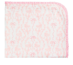 Toile Bow Arrival Blanket