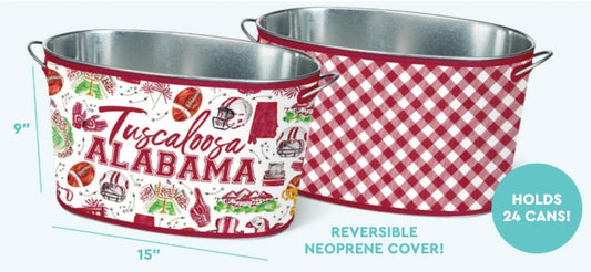 Tailgates in Tuscaloosa Party Tub + Cover Set