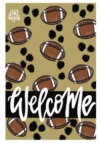 Garden Glam, Football Black and Gold