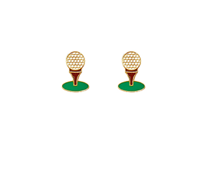 Golf Tea Earring Set