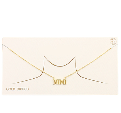 Mimi Necklace, Gold