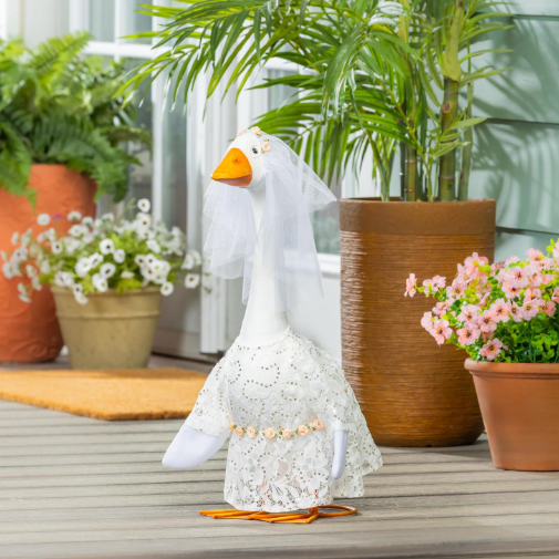 Porch Goose Outfit, Bride