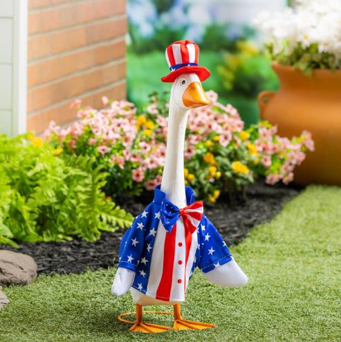 Porch Goose Outfit, Patriotic Suit