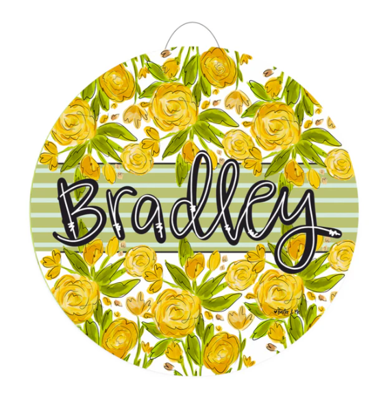 Custom Door Hanger - Sunny Petals PDH1193