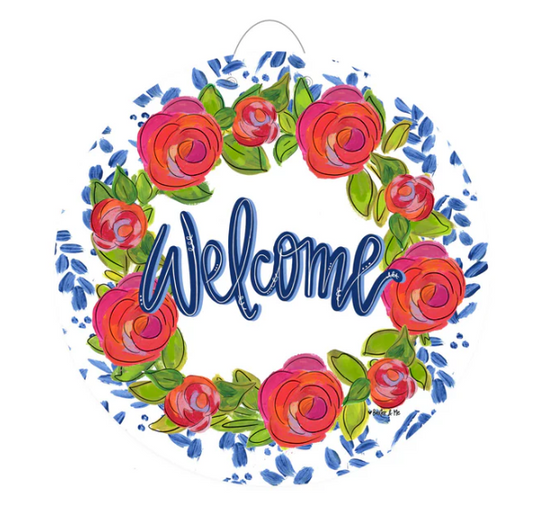 Custom Door Hanger - Rosie in Blue PDH1190