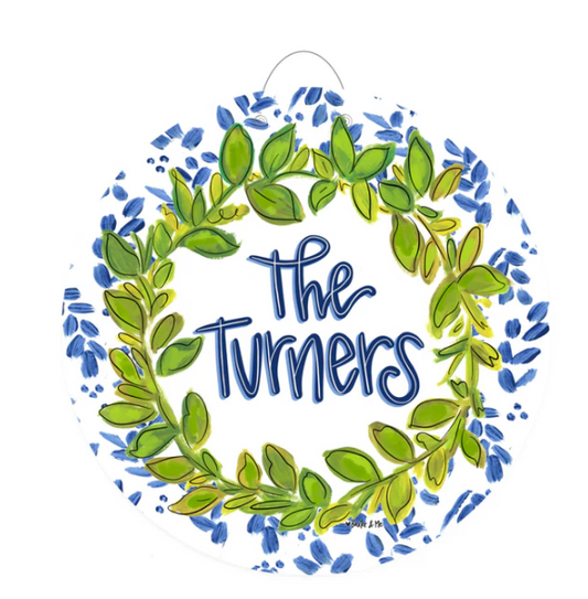 Custom Door Hanger - Willow and Green PDH1189