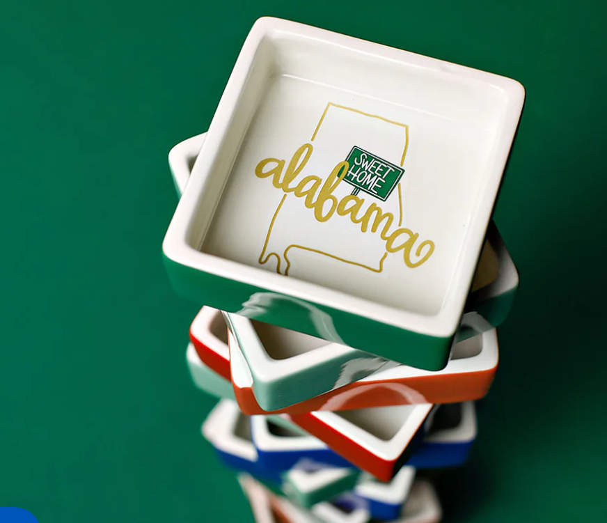Alabama Square Trinket Bowl
